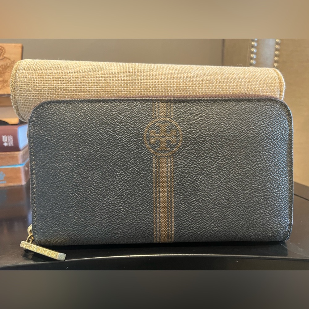 Tory Burch zip around wallet or clutch from Saks